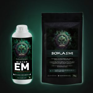 Kit Bokashi e Mister para compostagem e fertilização de plantas. O kit inclui um balde hermético, saco de tecido e pulverizador manual. Ideal para quem busca uma opção orgânica e sustentável de fertilizante para suas plantas. Aproveite os benefícios do bokashi para enriquecer o solo e promover um crescimento saudável das suas plantas. Compre agora e transforme seus resíduos orgânicos em adubo natural de alta qualidade!