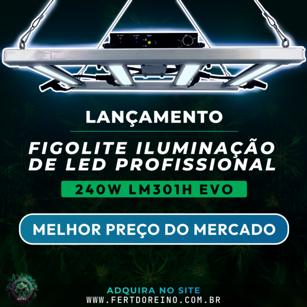 Quantum Bar Figolite Iluminação de LED Profissional, 240W LM301H EVO